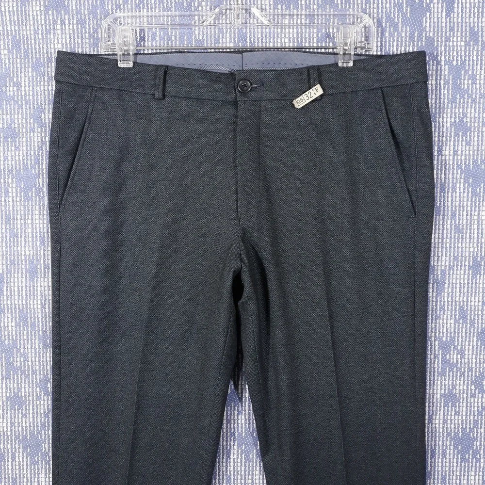 Ballin Comfort-EZE Dress Pants Mens Size 38 x 31 Blue Stretch Made In Canada